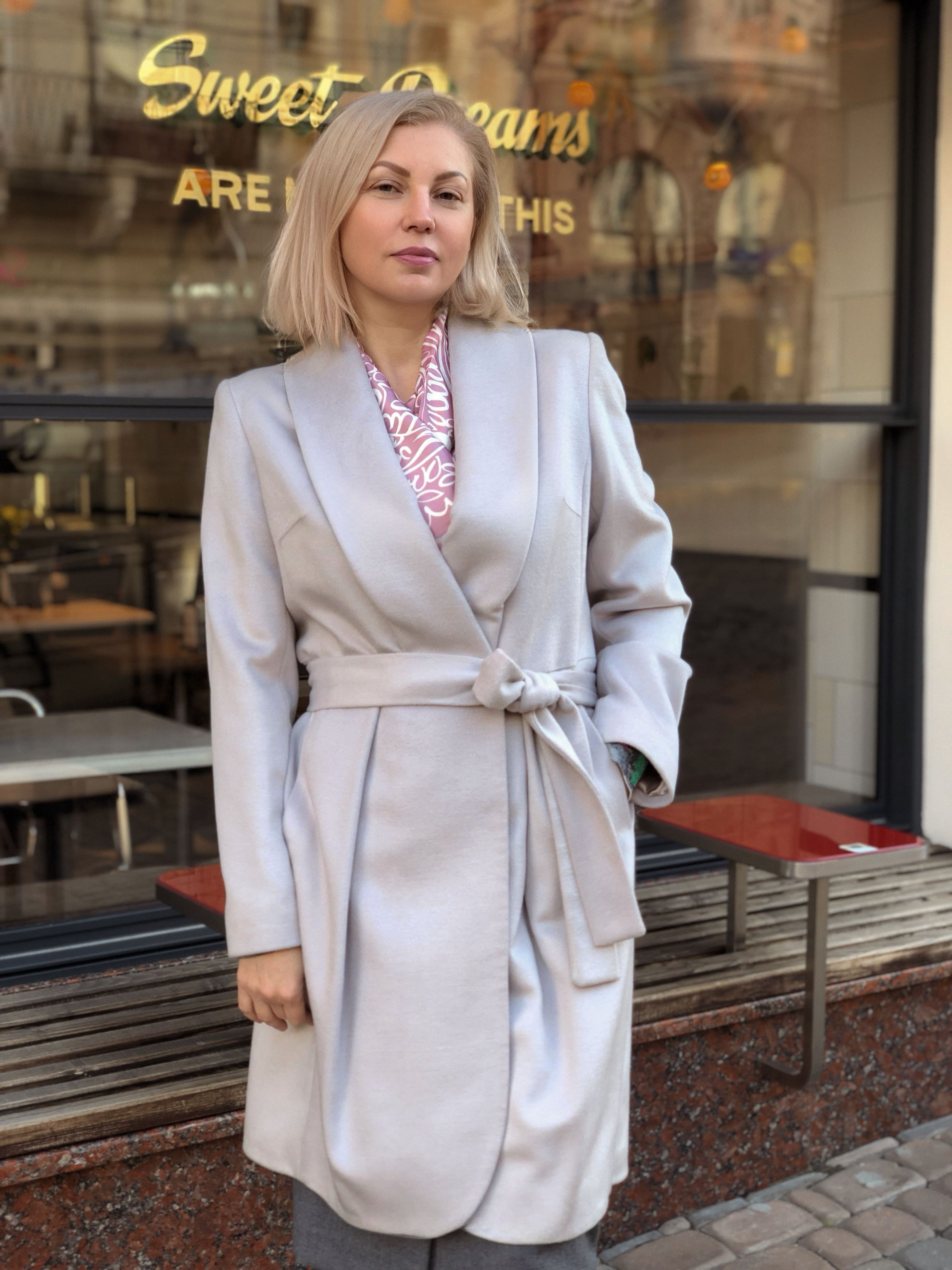 Пальто від італійського бренду DELCORSO Фото #1