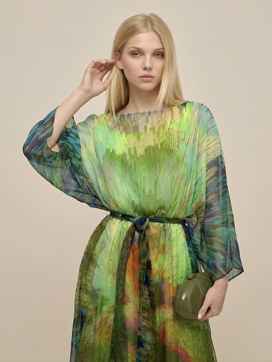 Сукня з натурального шовку від бренду VEREZHIK HOUSE Фото #3