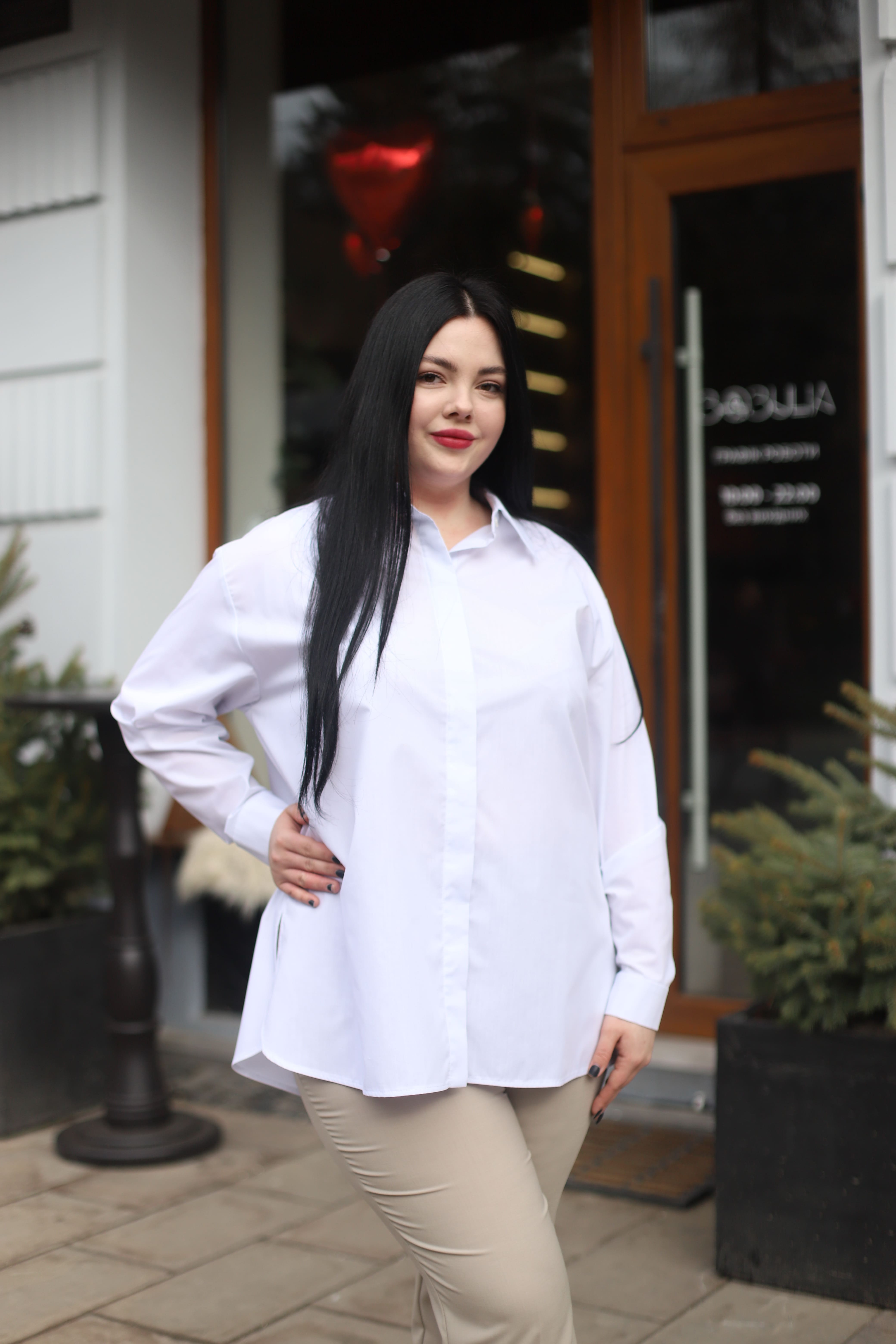 Блуза білого кольору від бренду Verezhik House | 1223J