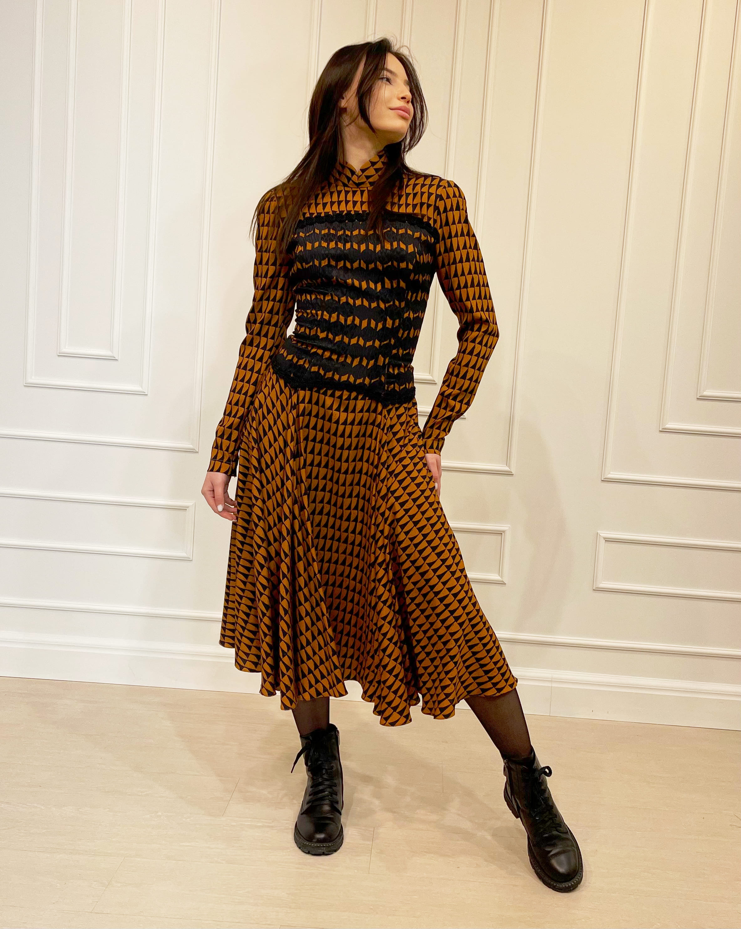 Шовкова сукня від французького бренду Mirachel Фото #2