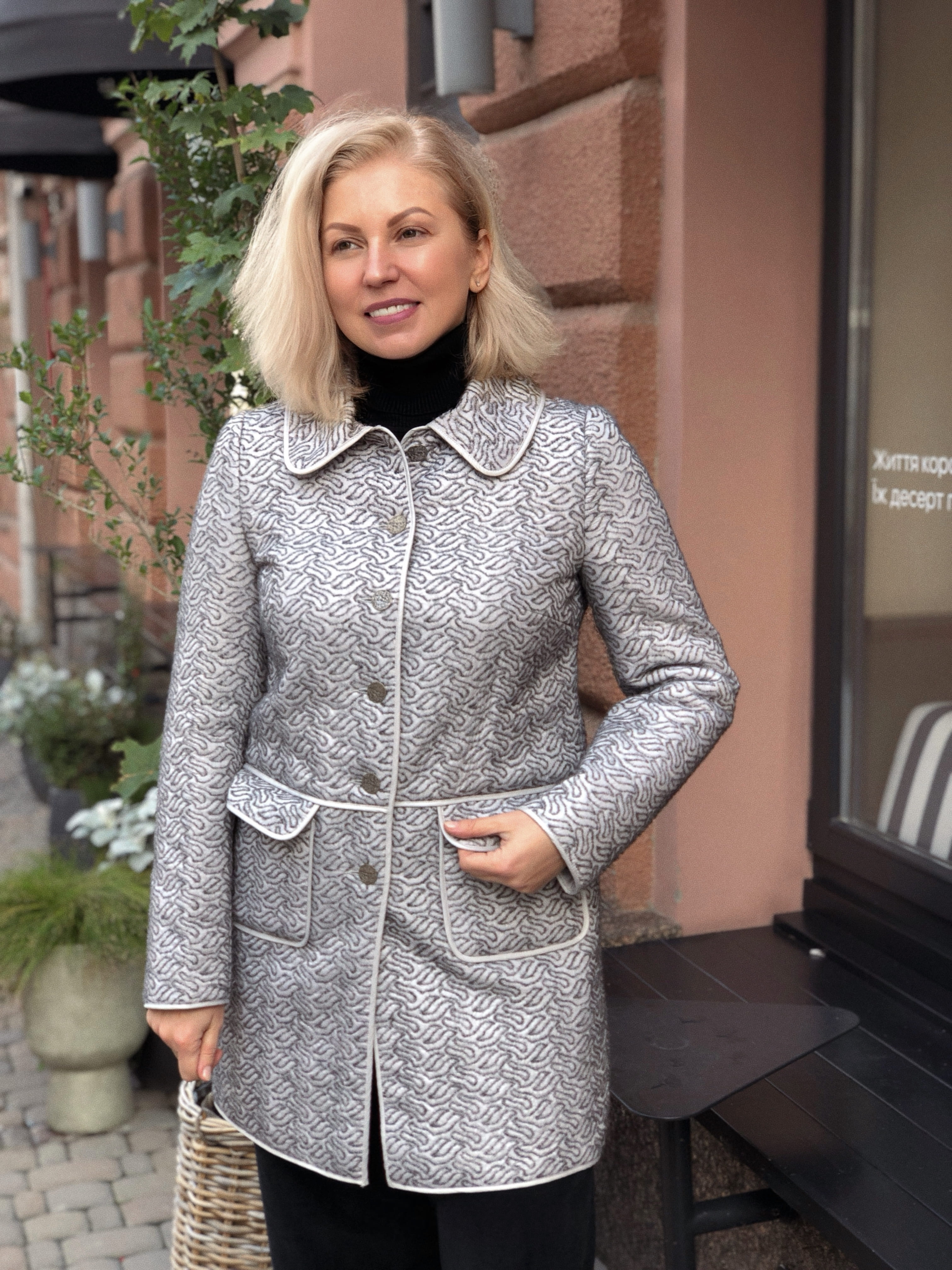 Пальто від італійського бренду DELCORSO Фото #4